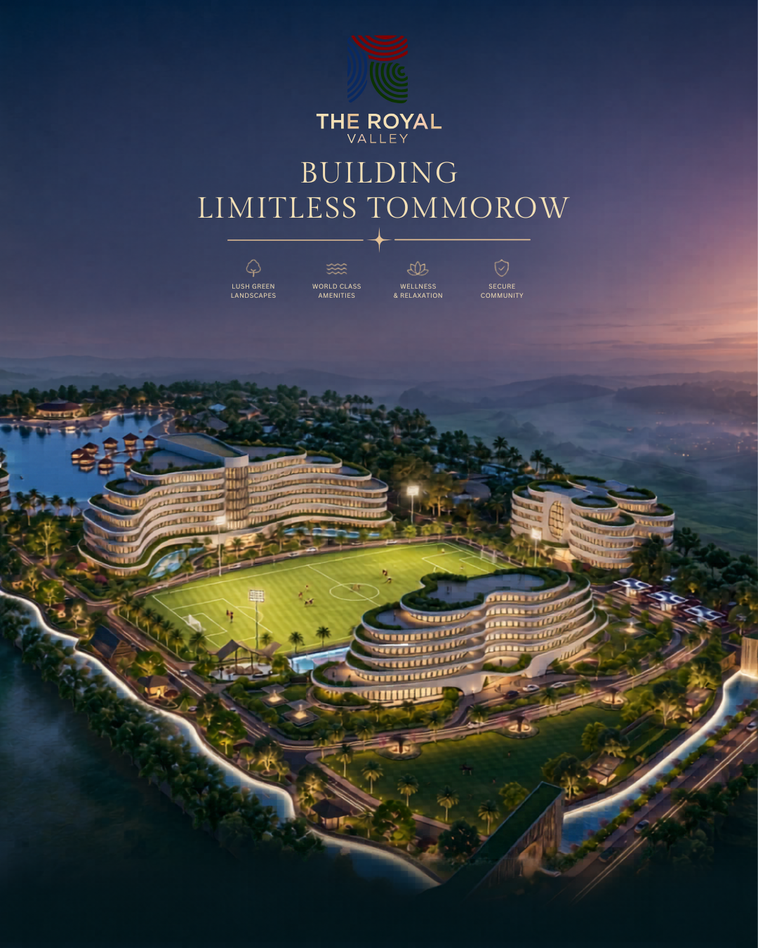 The Royal Valley real estate graphic design