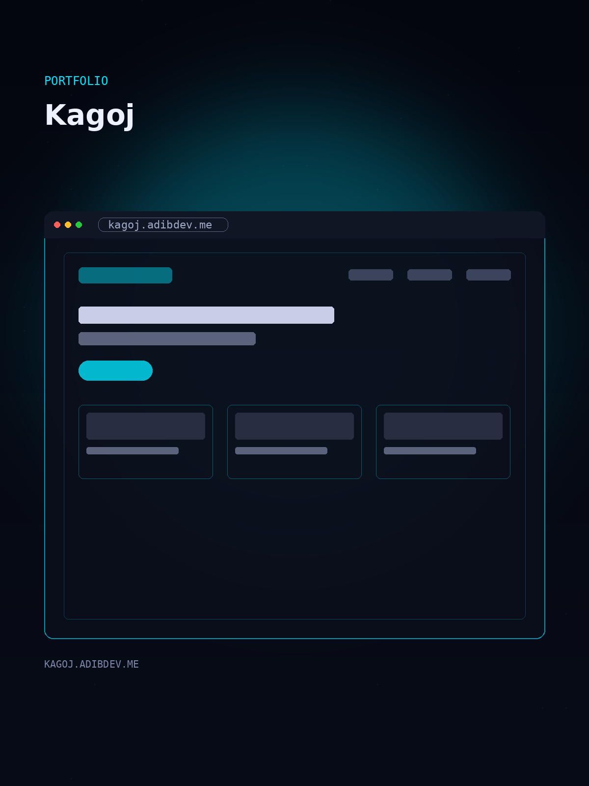 Kagoj website preview